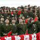 In 2005, scores of Chinese, including many soldiers, gathered to watch China’s second manned mission.